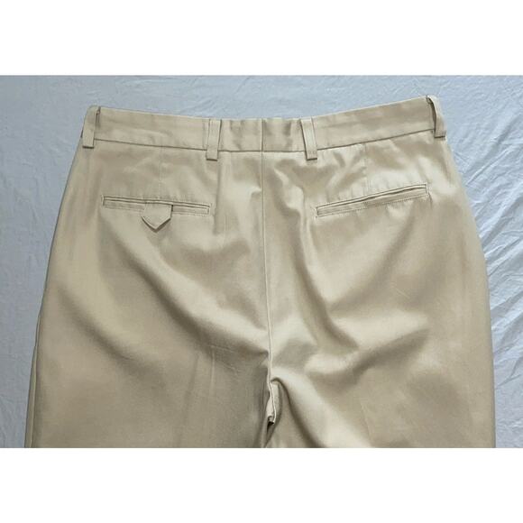 John W Nordstrom JWN Tech-Smart Pleated/Cuffed Poly-Cotton Dress Pants. 34X32. - Picture 9 of 9